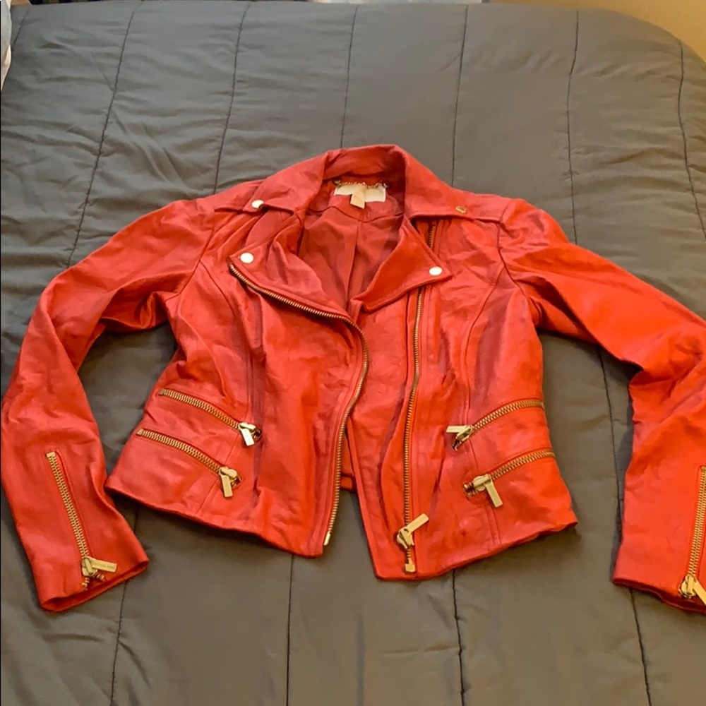COPY - Michael Kors Crinkled leather Jacket